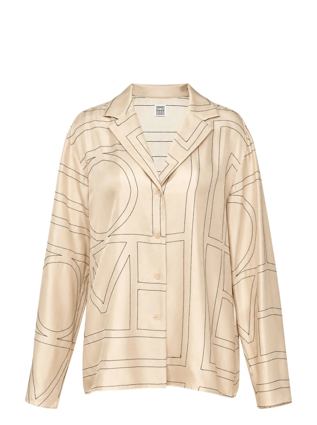 Monogram Silk Pyjama Top - 1