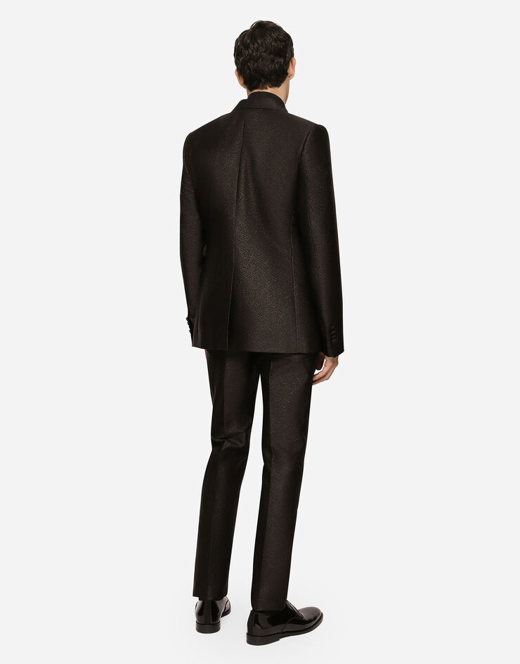 Lamé silk jacquard martini-fit tuxedo suit - 3