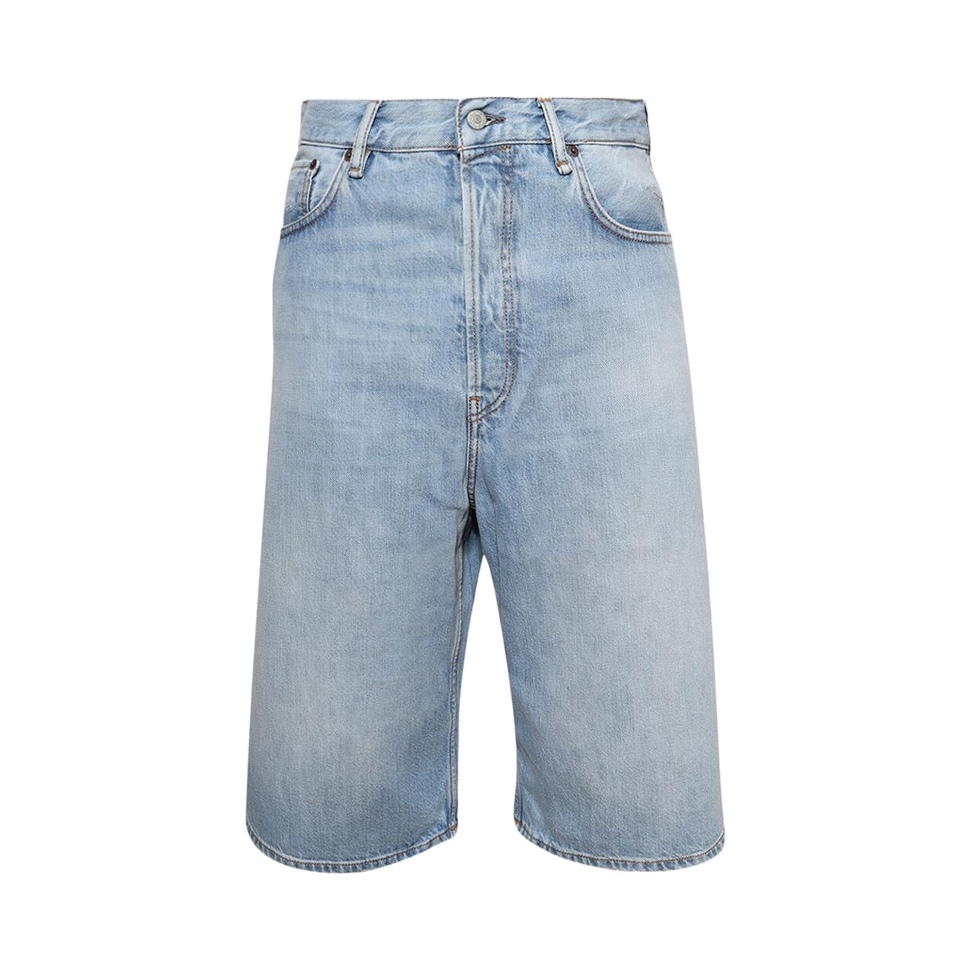 Acne Studios Loose Fit Denim Shorts 'Ligth Blue' - 1