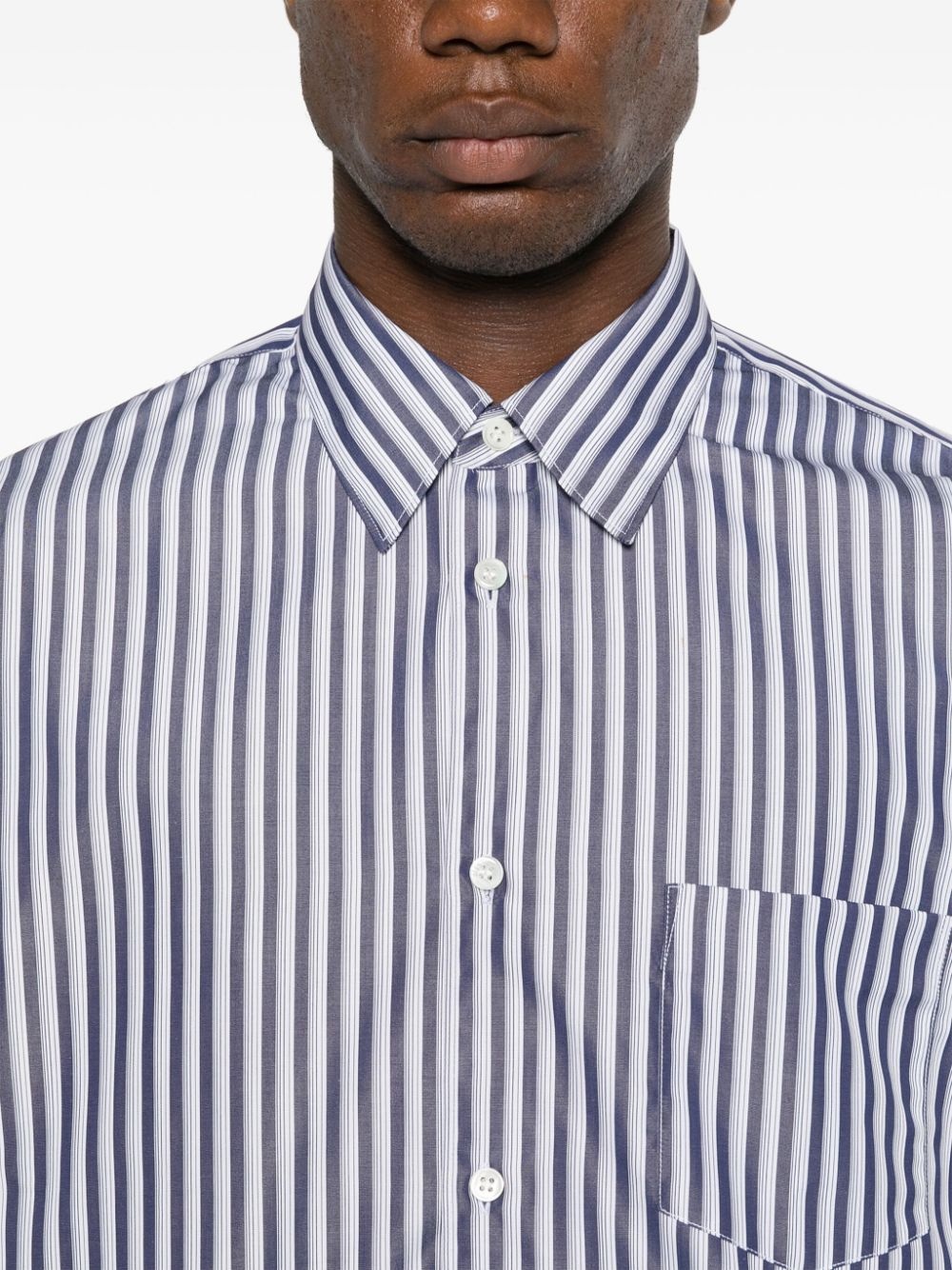 striped cotton shirt - 5