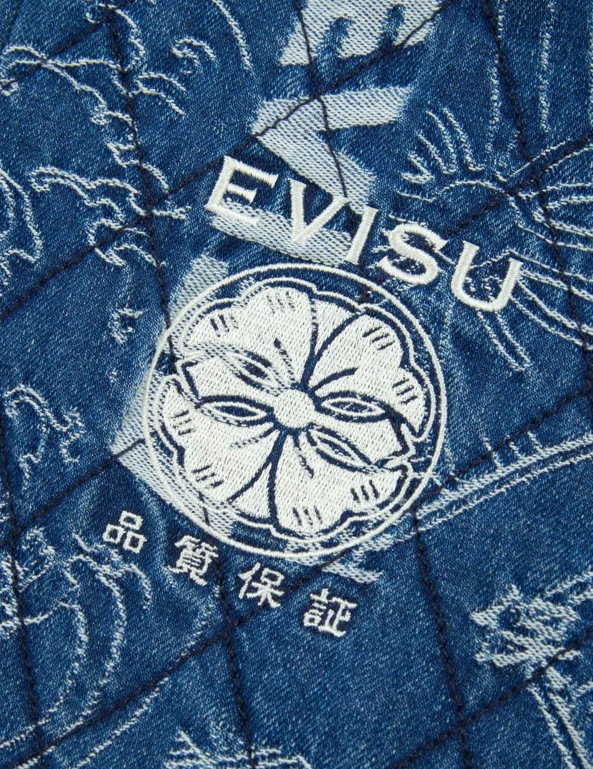 ALLOVER JAPANESE-PATTERN JACQUARD QUILTED BOMBER JACKET - 7