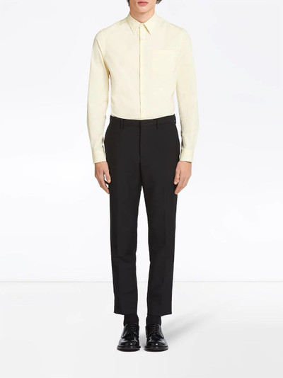 Prada stretch poplin shirt outlook