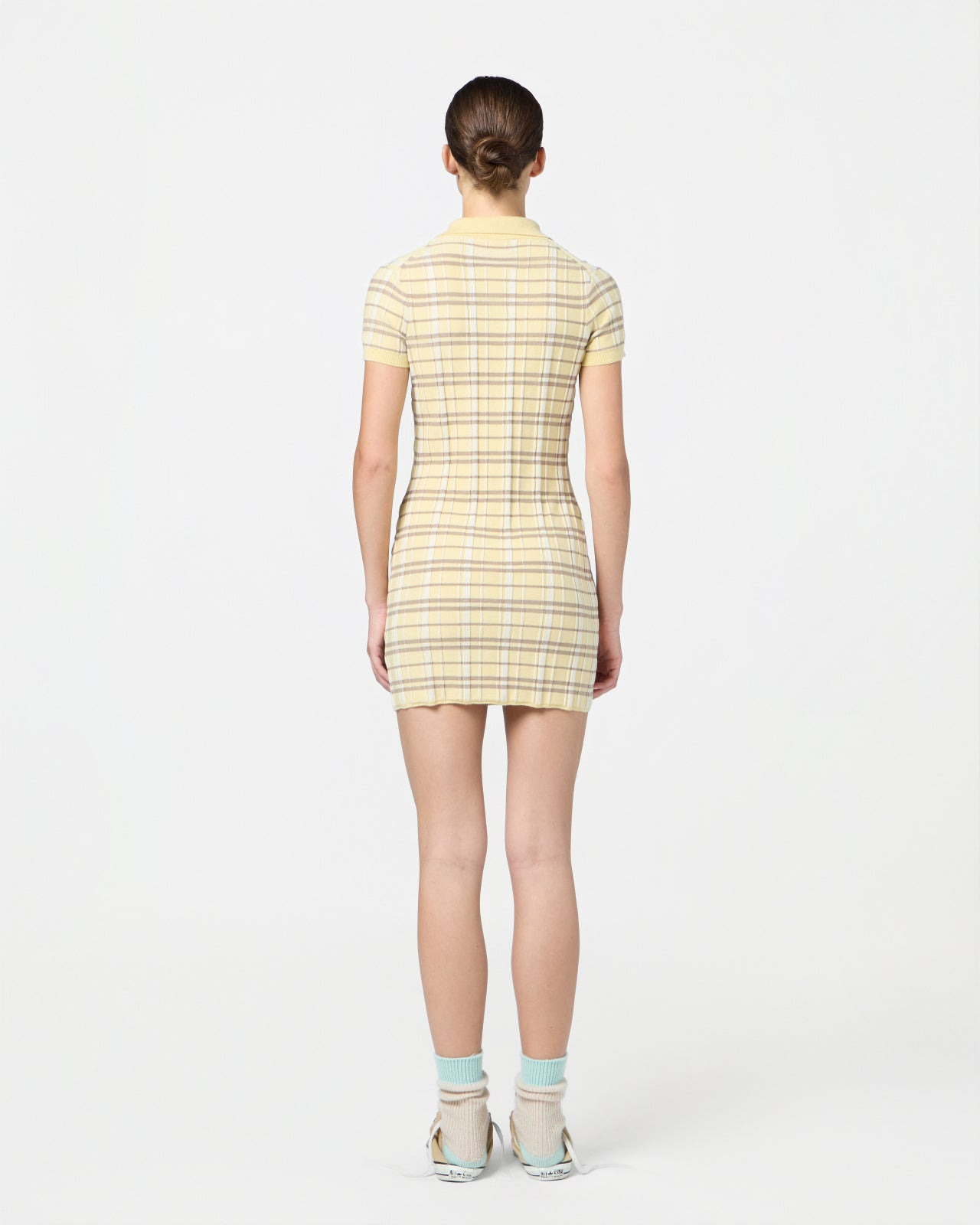 Plaid Polo Dress - 3
