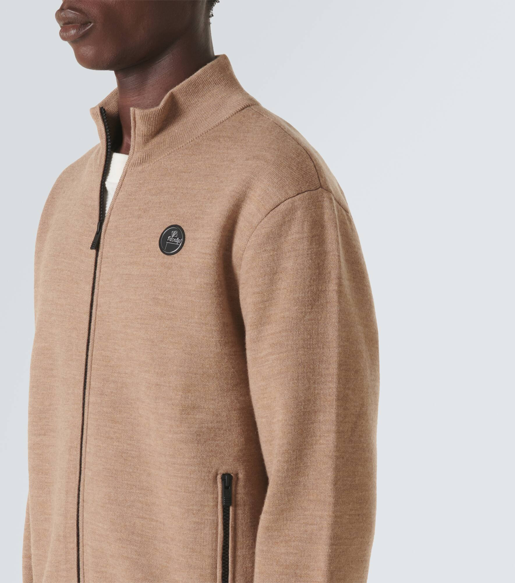 Mayeul wool-blend zip-up cardigan - 5