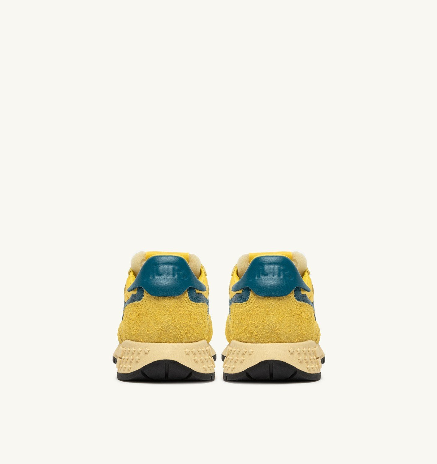 REELWIND LOW SNEAKERS IN YELLOW AND CORSAIR SUEDE AND NYLON - 3