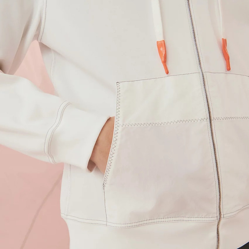 "Voil'H " zipped hooded sweater 4