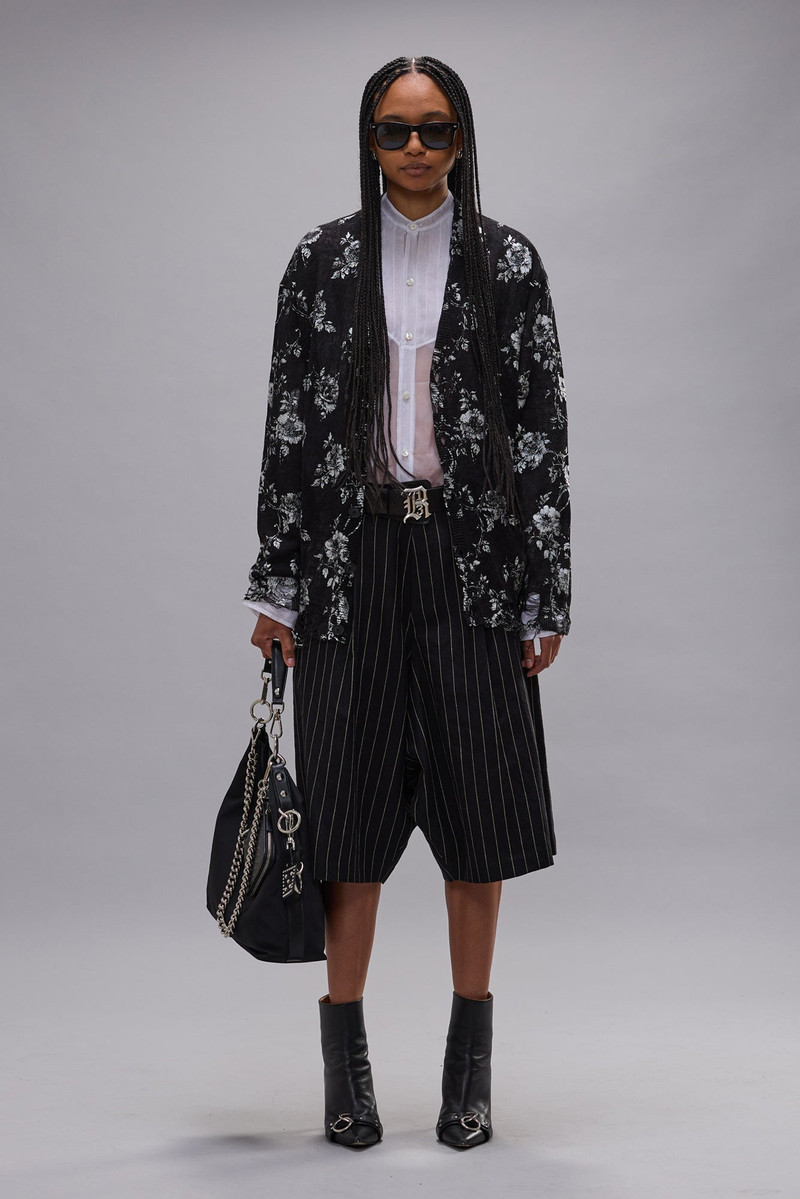 R13 PRINTED BOYFRIEND CARDIGAN outlook