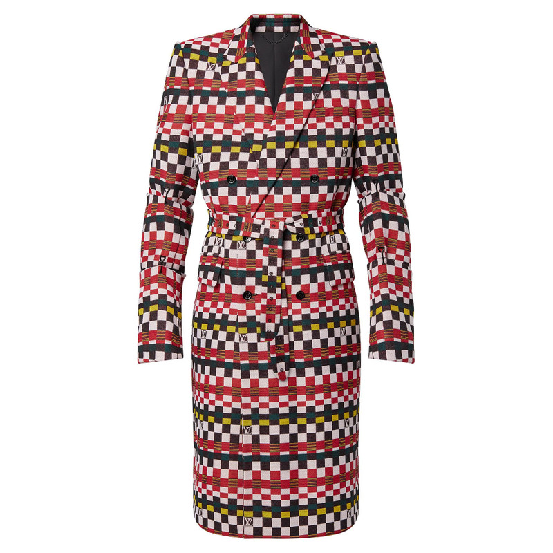 Hook Detail Belted Coat 1