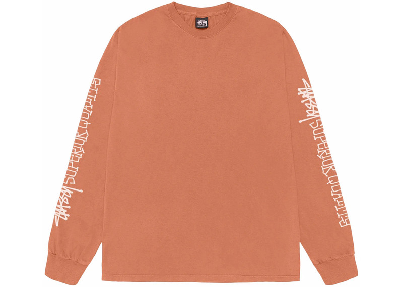 Stüssy Stussy Superior Quality Pigment Dyed L/S Tee Rust outlook
