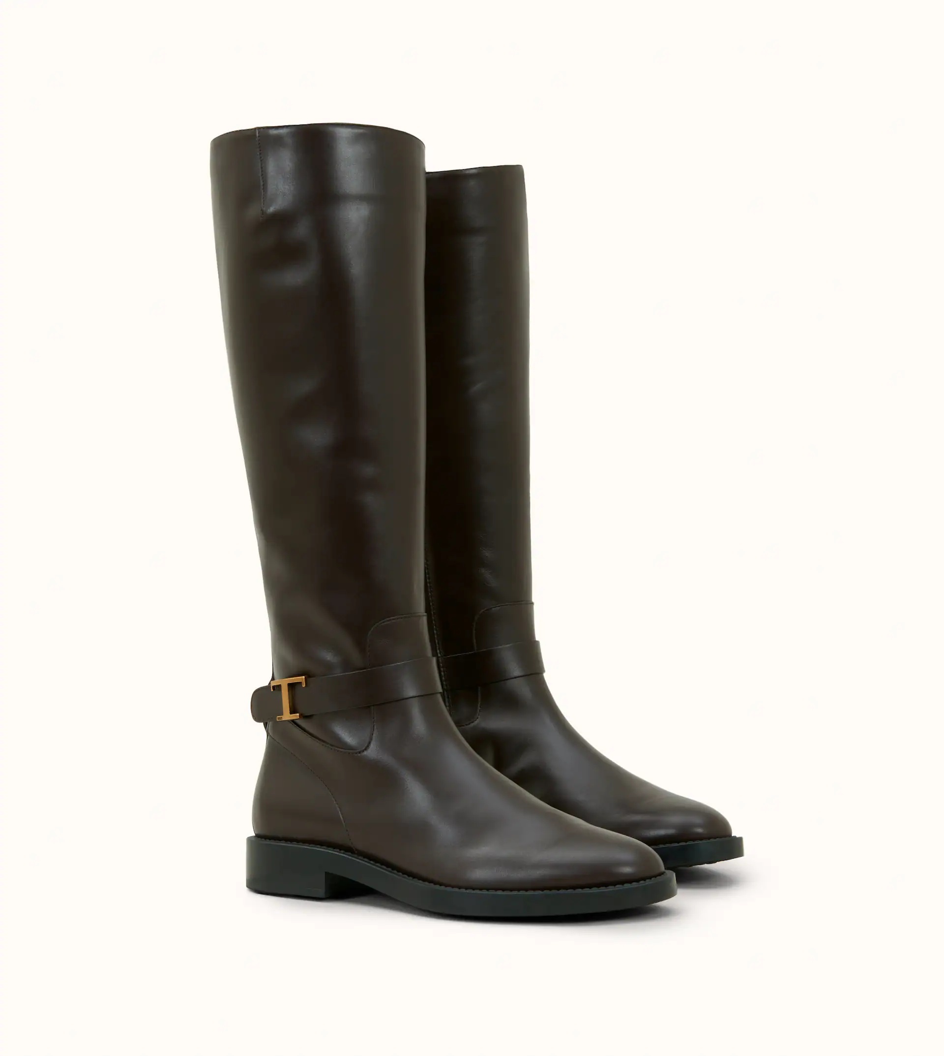 TIMELESS BOOTS IN LEATHER - BROWN - 3