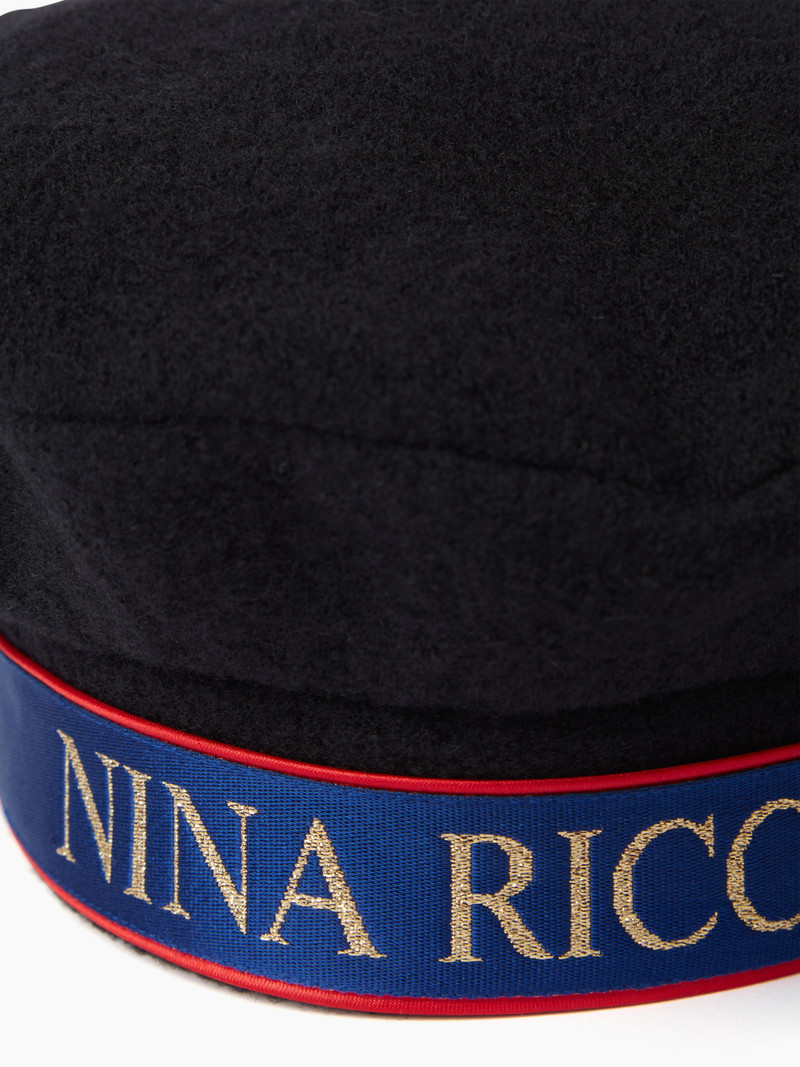 NINA RICCI WOOL BERET WITH NINA RICCI LOGO outlook
