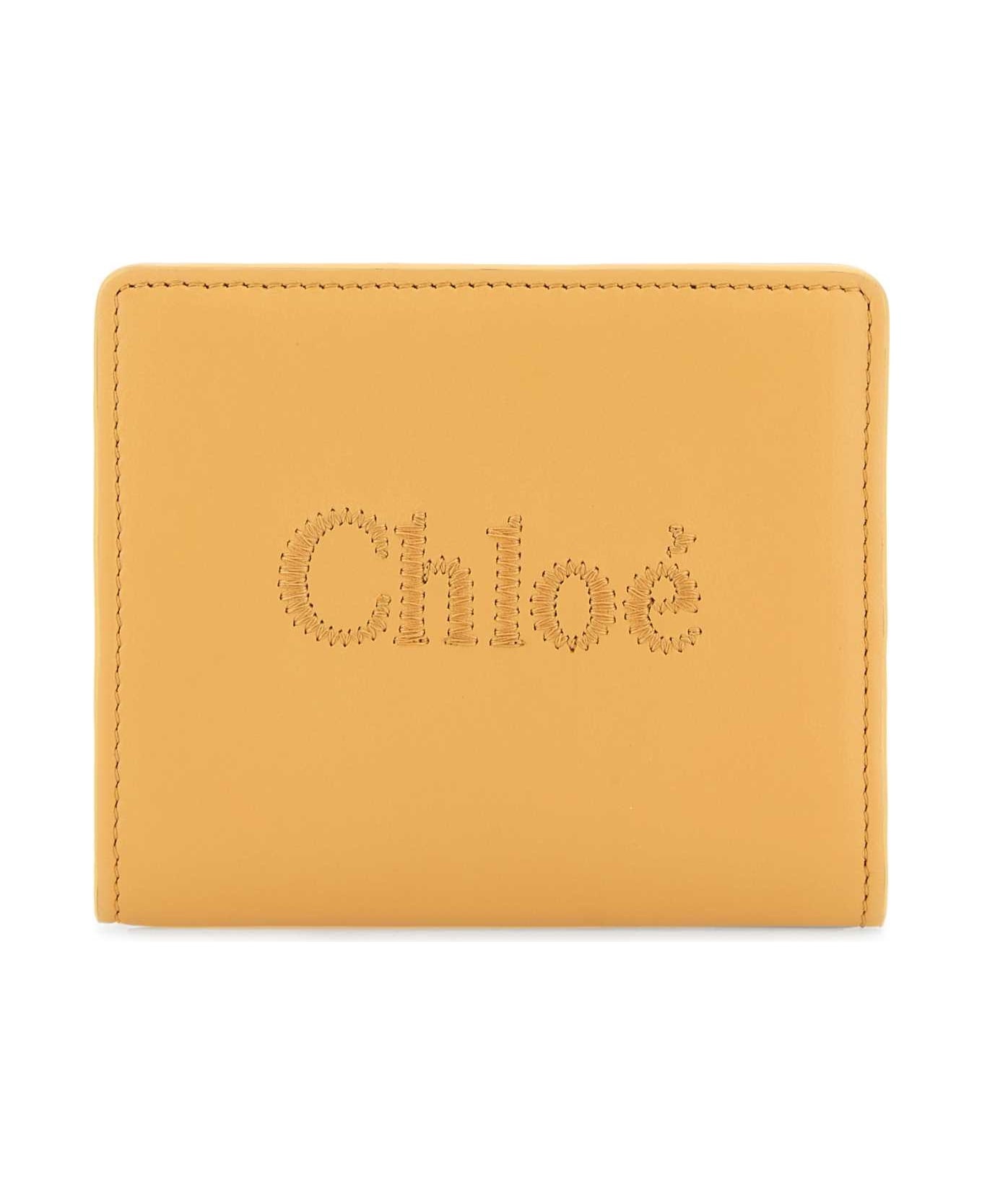 Peach Leather Wallet - 1