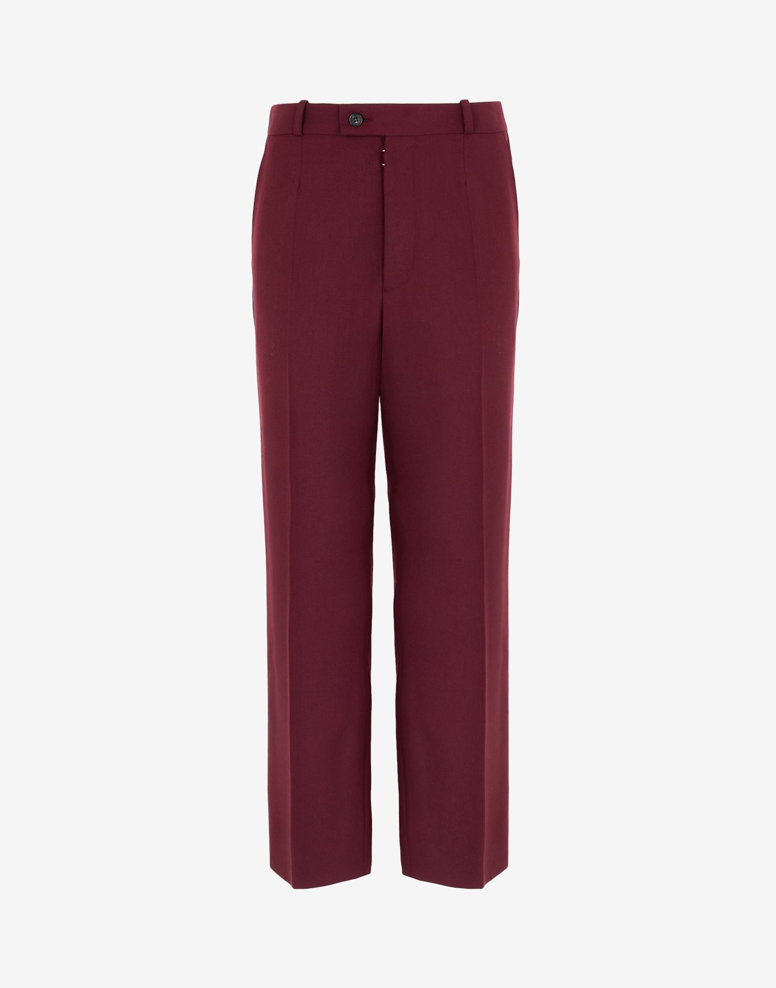 Pleat cropped trousers - 1