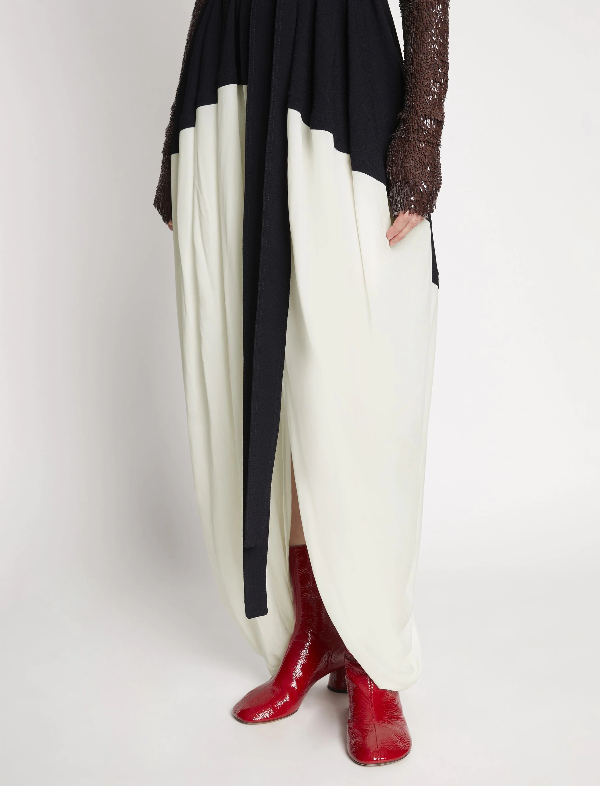 Crepe Jersey Skirt - 5