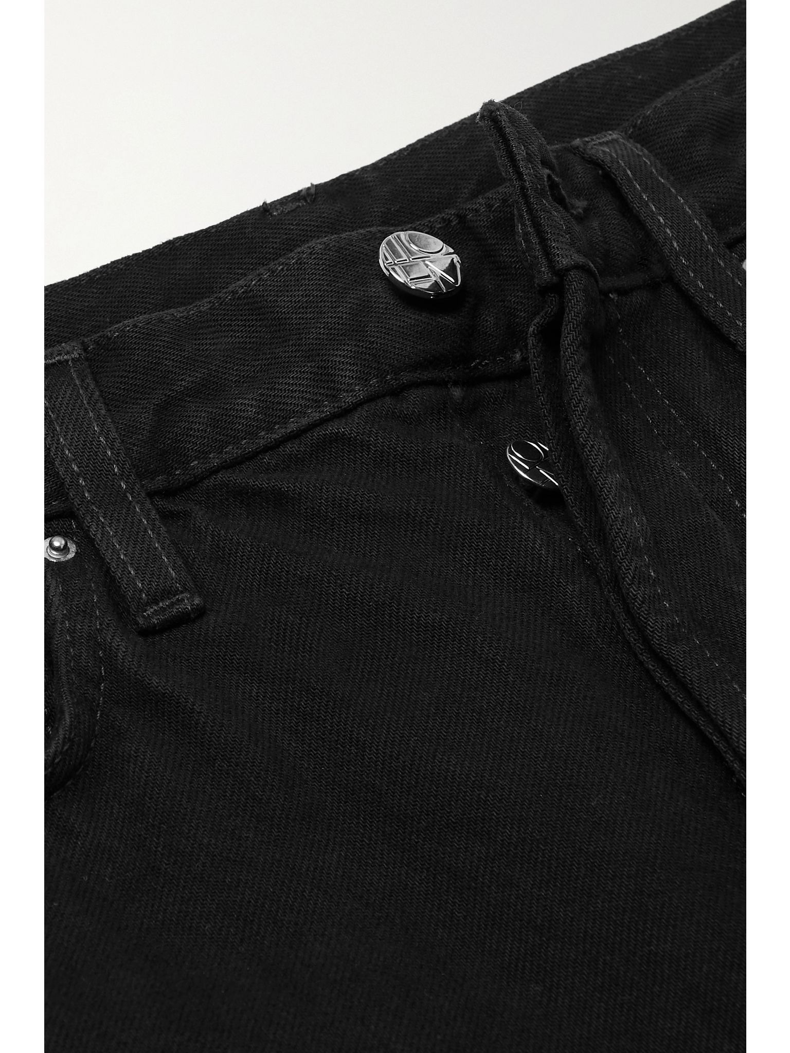 Classic Cut high-rise straight-leg organic jeans Black - 5