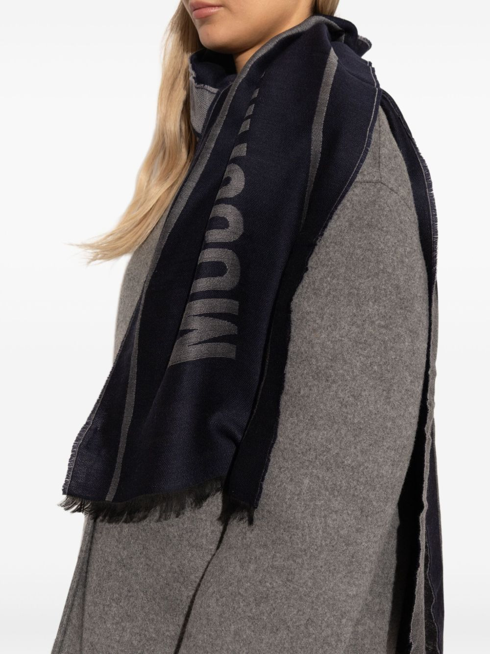 logo-detail scarf - 3