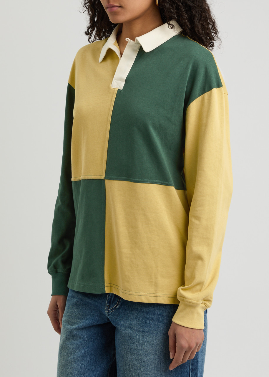 House OF Sunny Colour-blocked Cotton Rugby Shirt - 2
