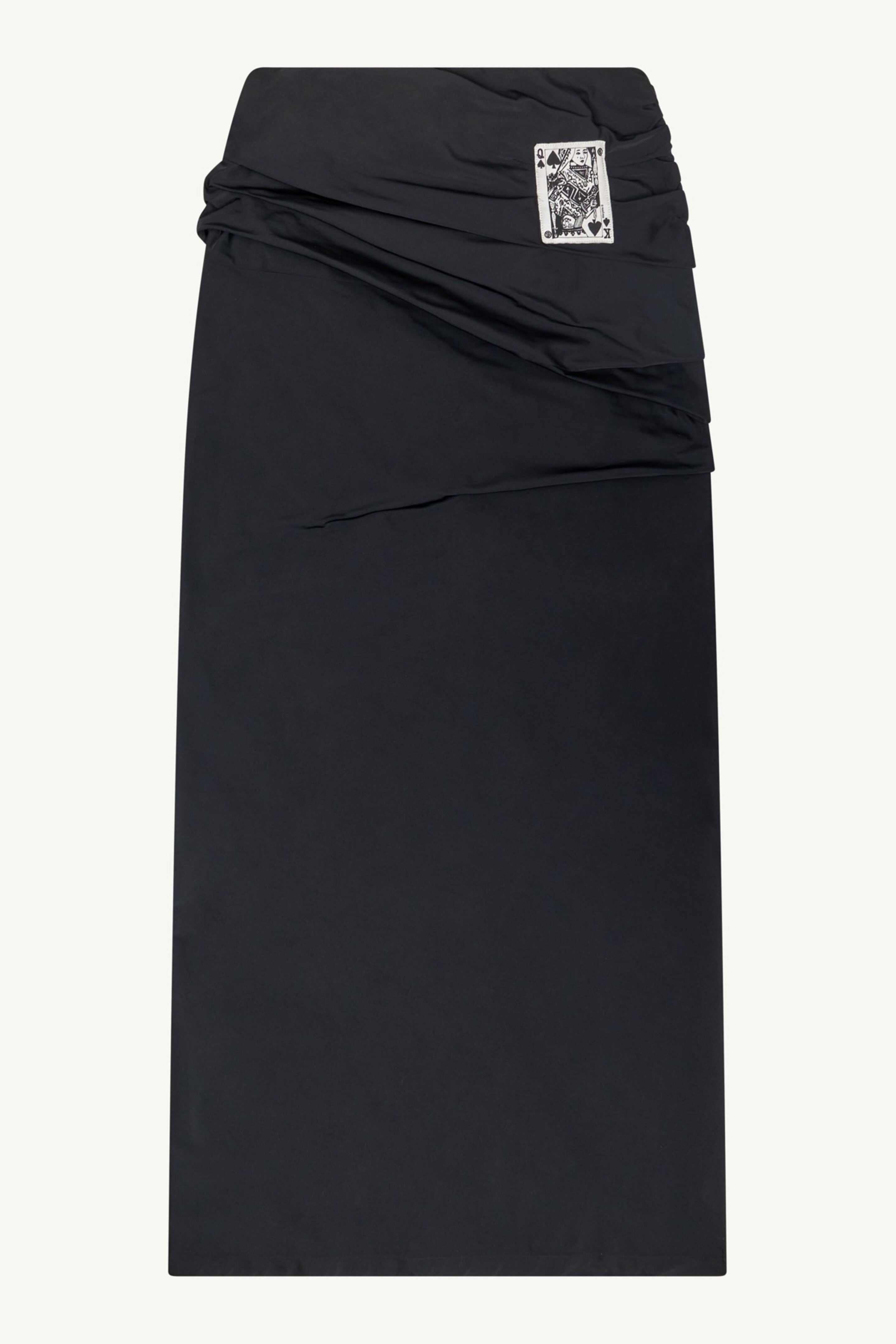 Card taffeta skirt - 1
