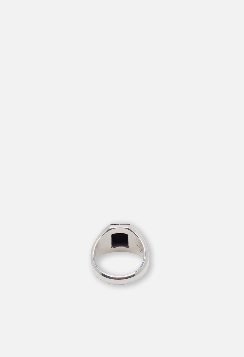 M.A.R.S ENAMEL SIGNET RING - 6