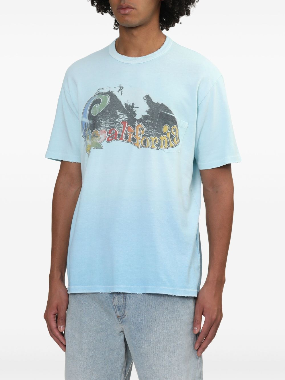 slogan-print T-shirt - 3
