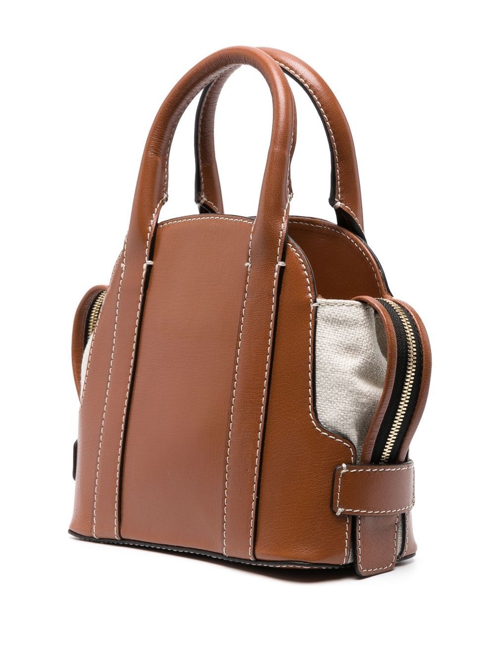 Saddie leather tote bag - 3