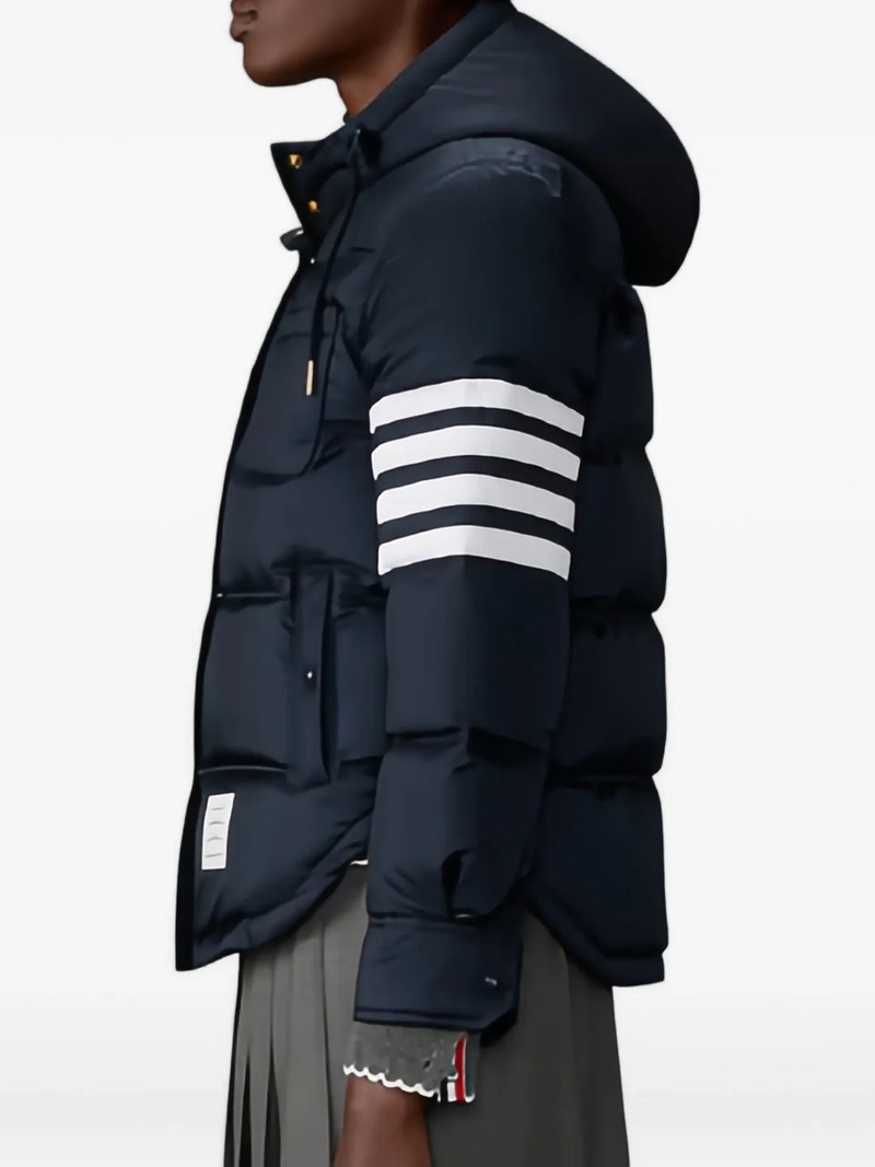 Thom Browne Down Hooded Shirtdress 4 Bar outlook