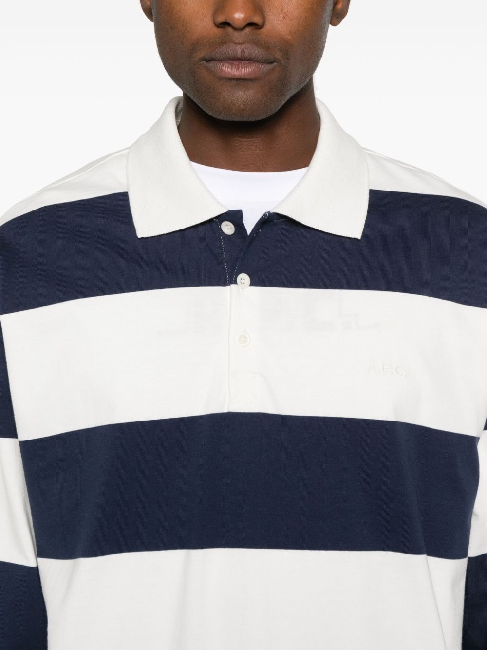 striped polo shirt - 4