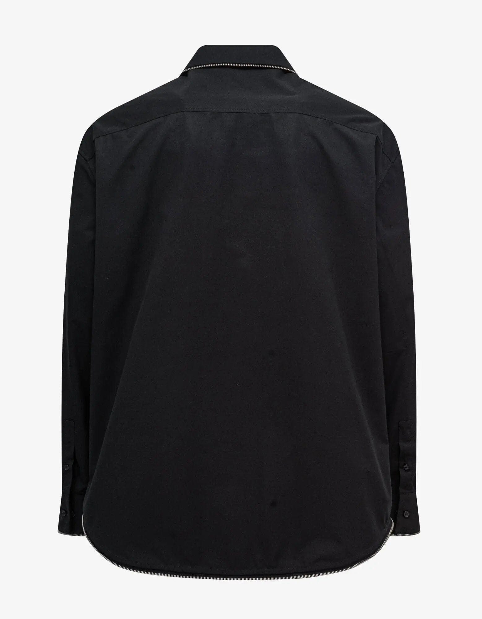 Off-White Black Zip Military Overshirt - 2