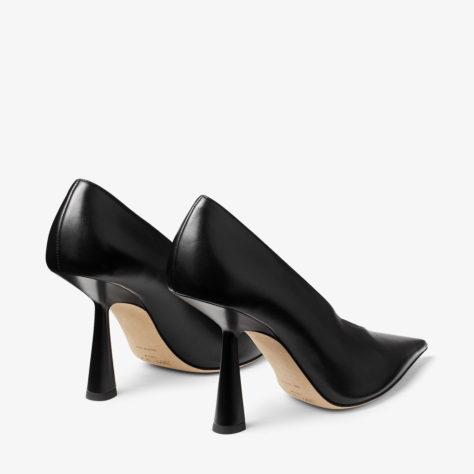Maryanne 100
Black Calf Leather Pointed-Toe Pumps - 5