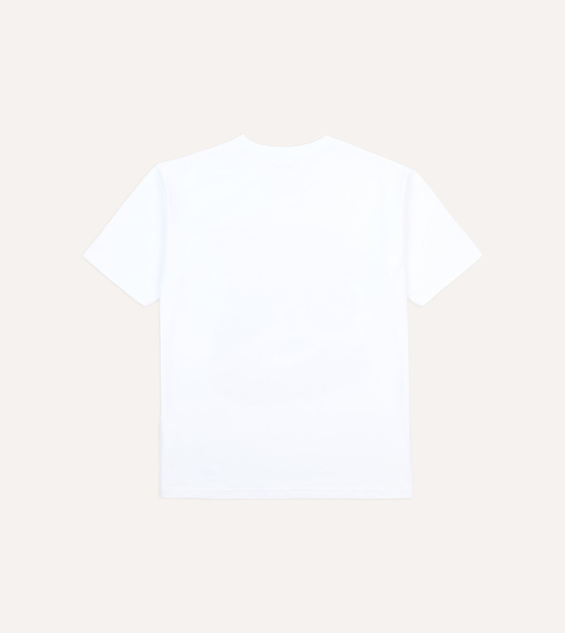 White Street Print Short-Sleeve Hiking T-Shirt 5