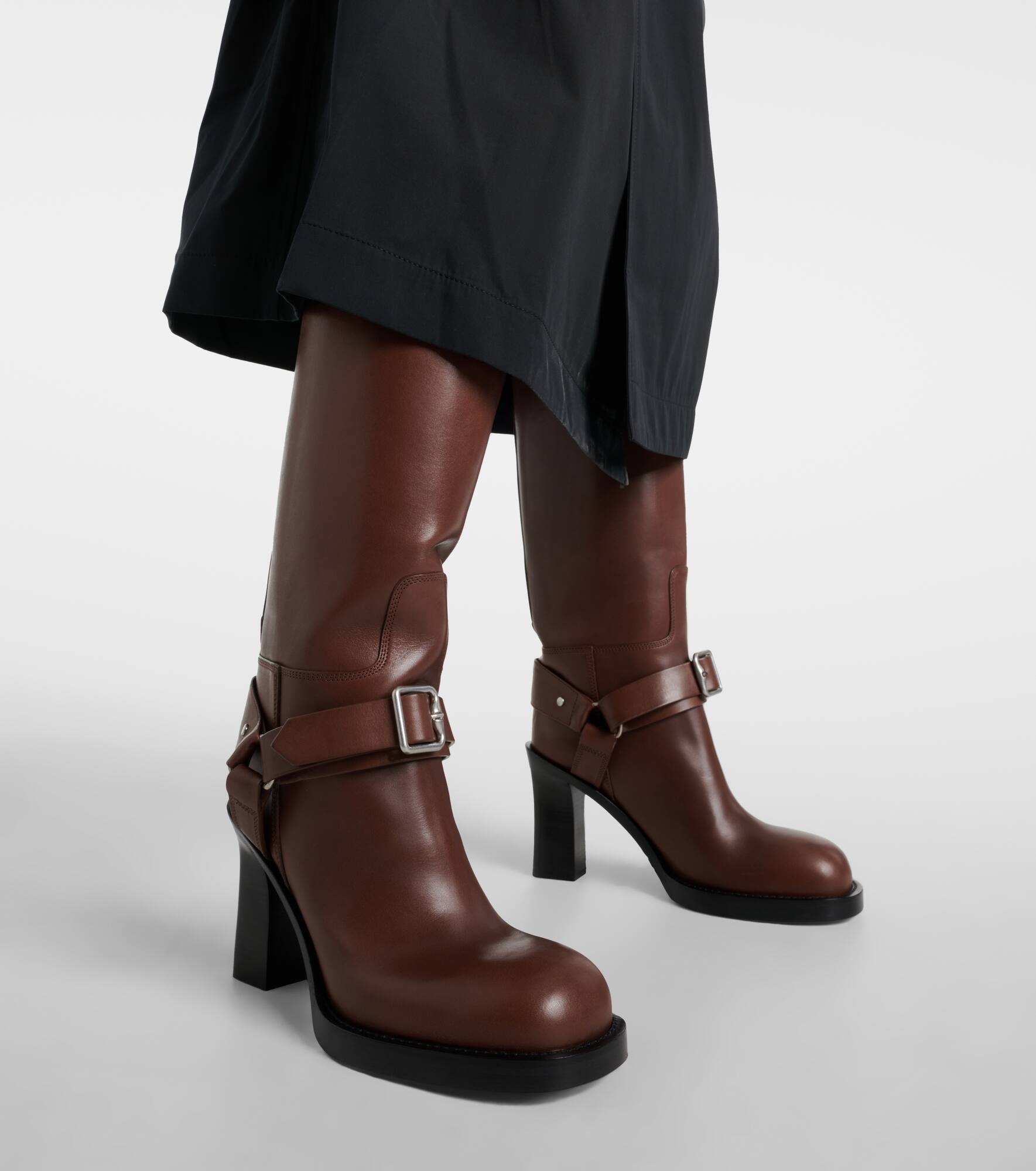 100 leather knee-high boots - 4