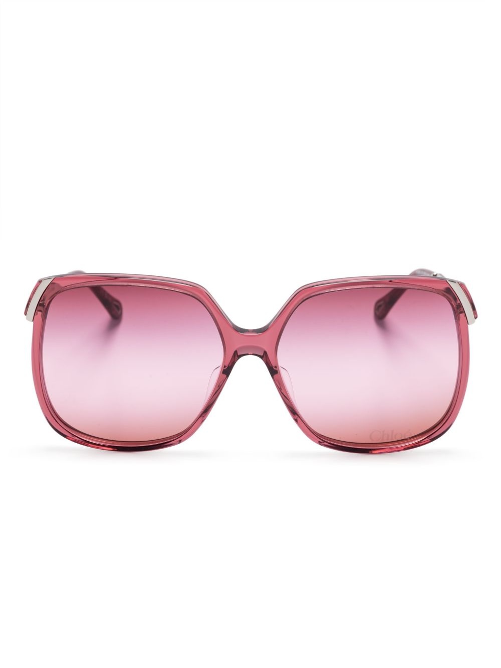 oversize-frame sunglasses - 1