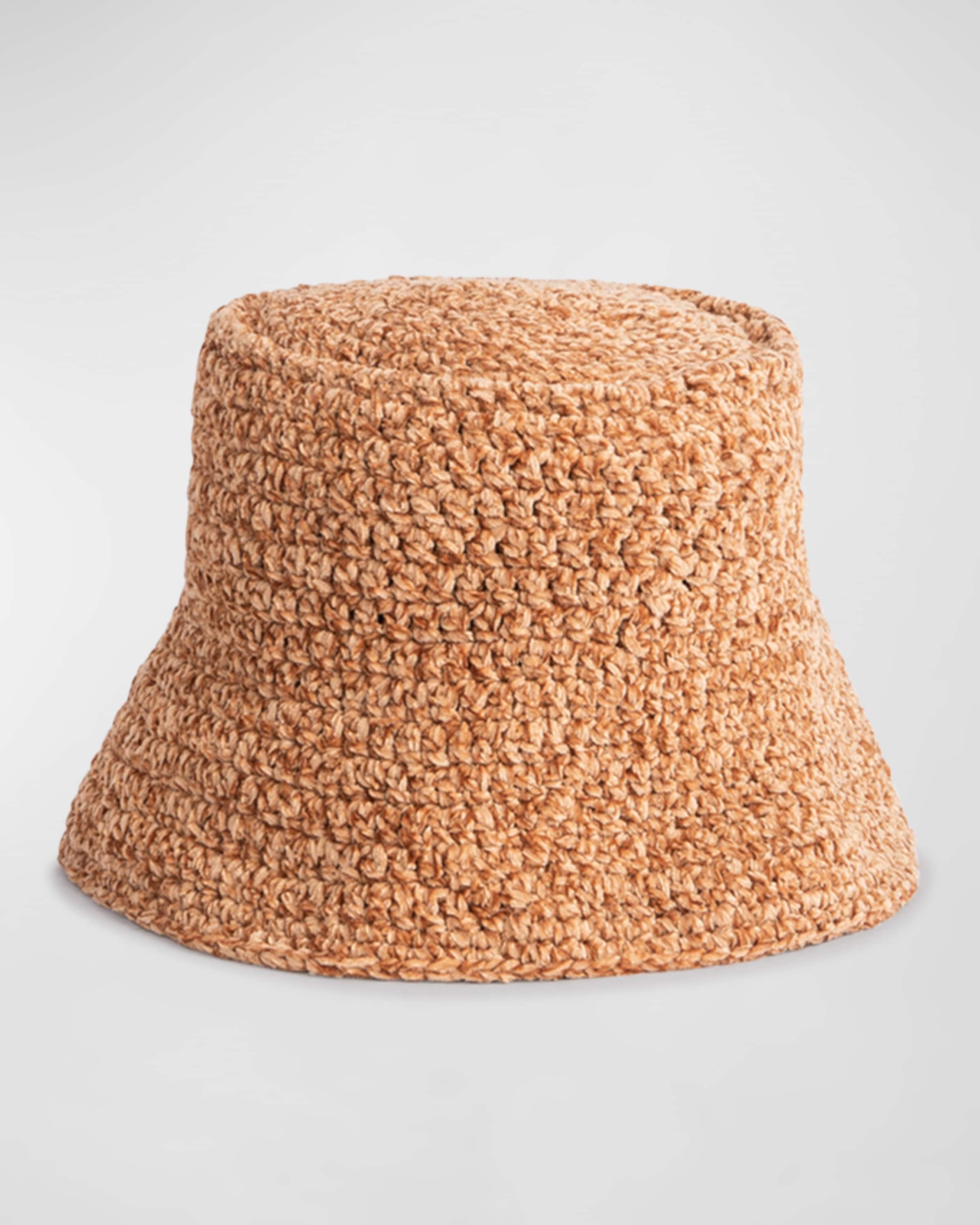 BY FAR Robbie Chenille Bucket Hat neimanmarcus REVERSIBLE