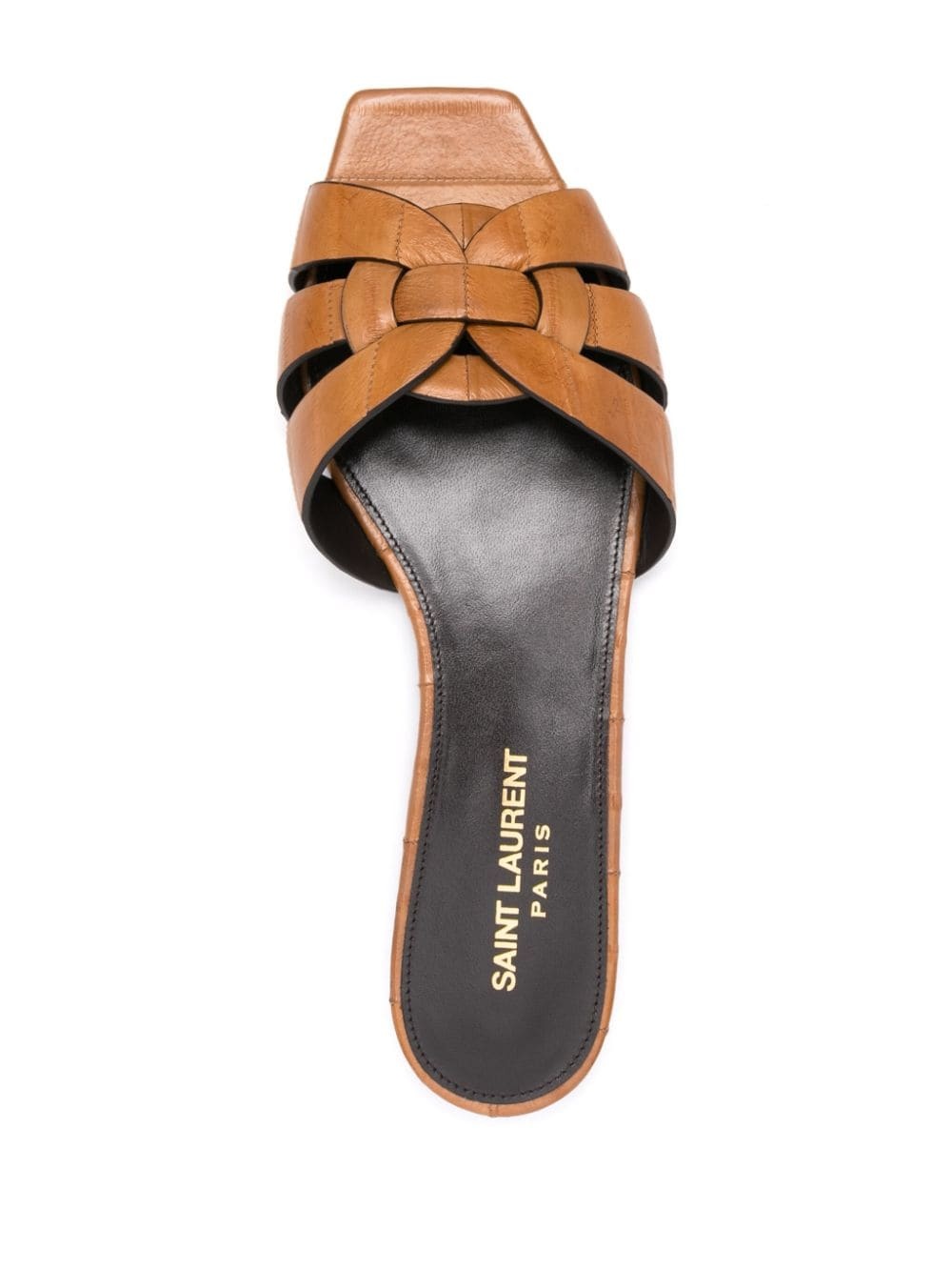 Tribute leather slides - 4