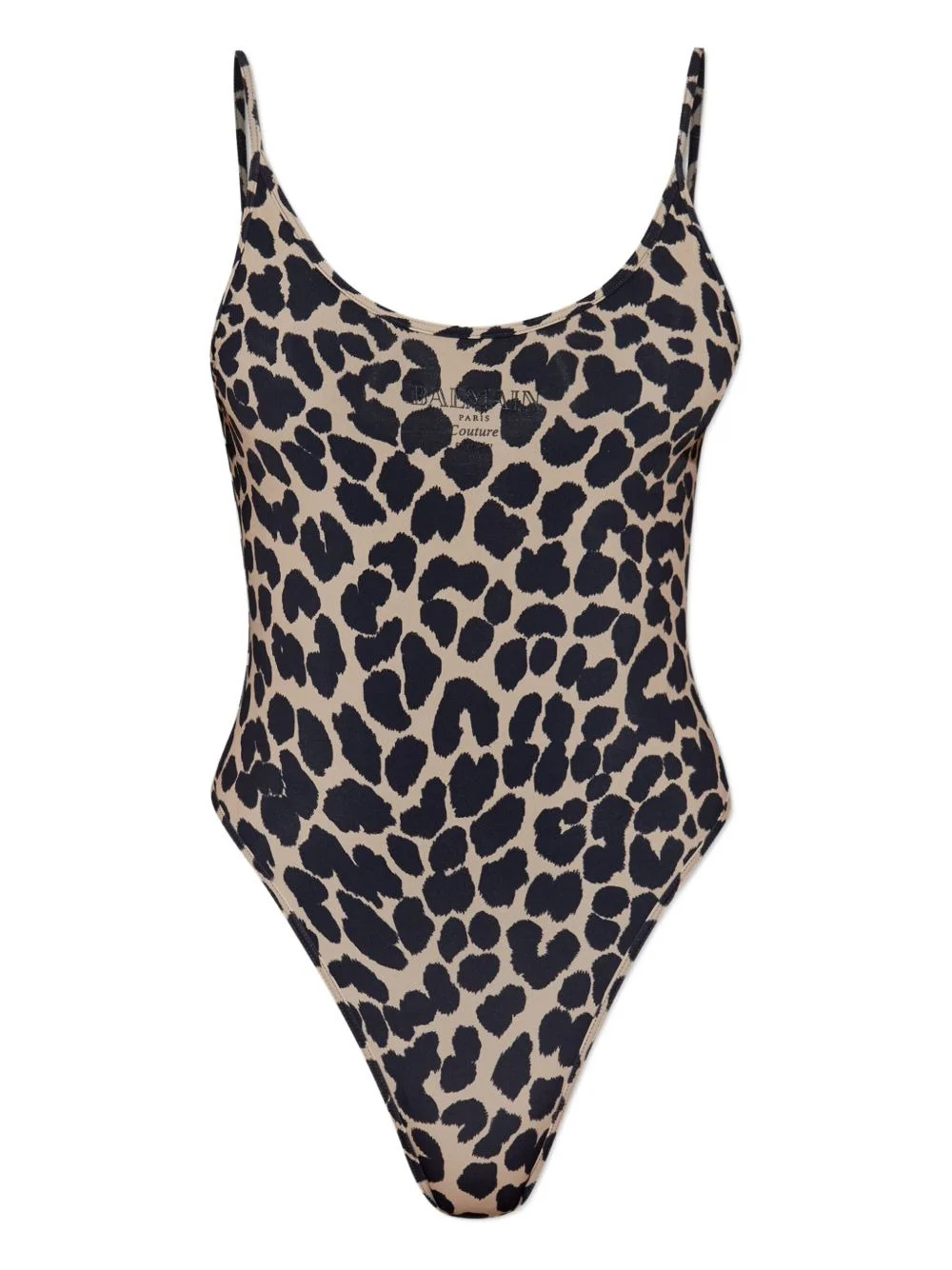 leopard-print swimsuit - 1