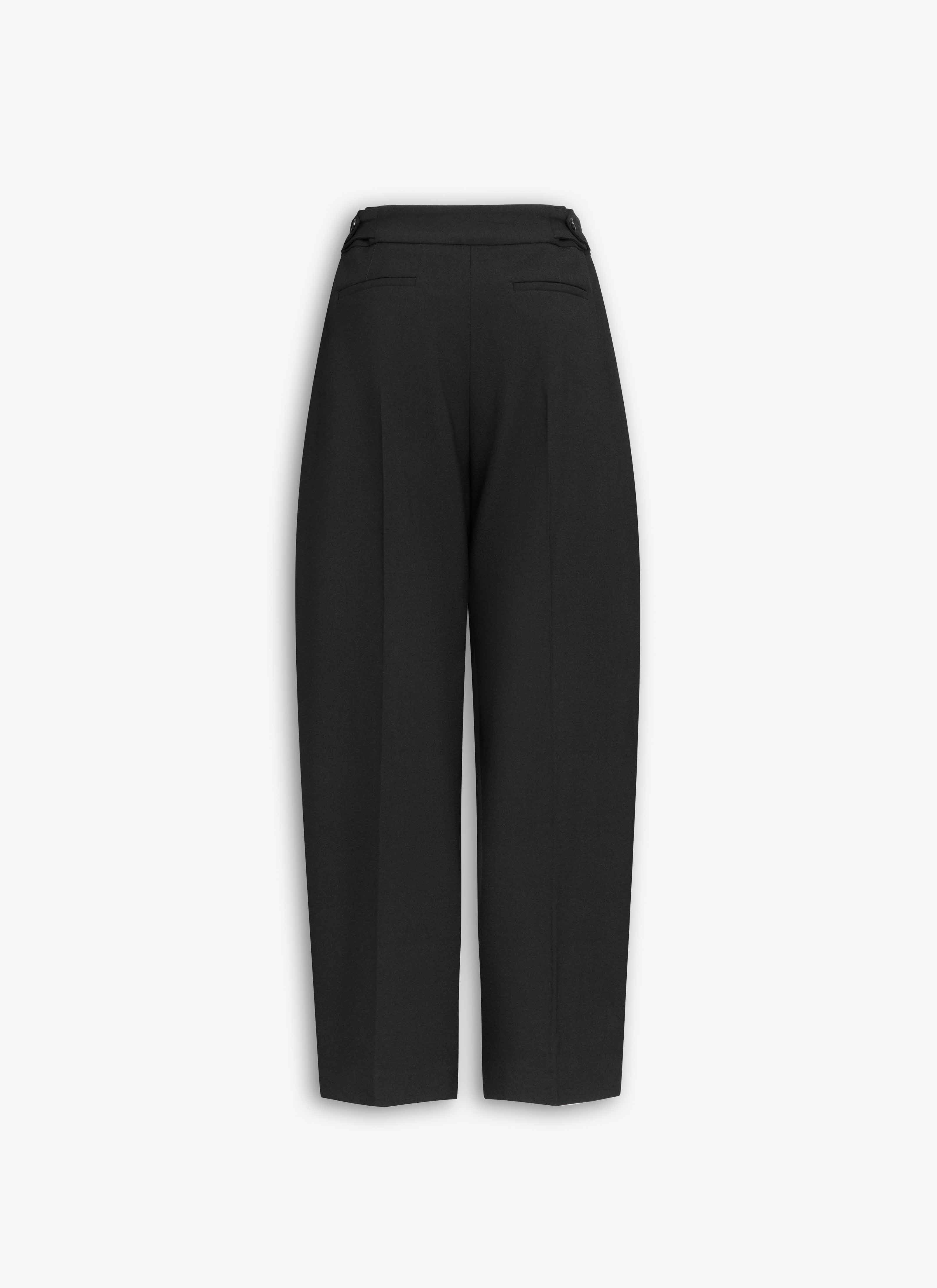 WOOL GABARDINE TAILORED PANTS - 4