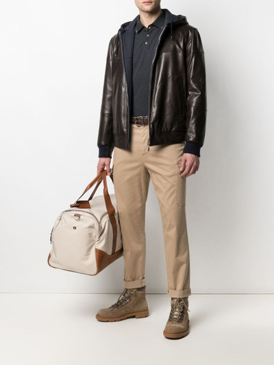 Brunello Cucinelli reversible leather jacket outlook