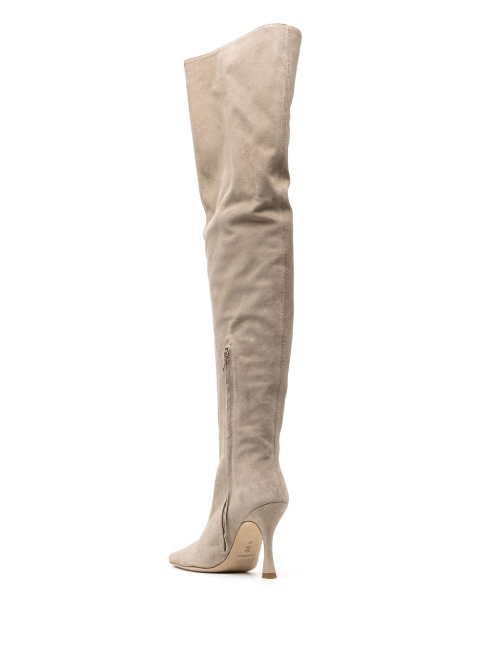 Cami 95mm suede thigh-high boots - 3