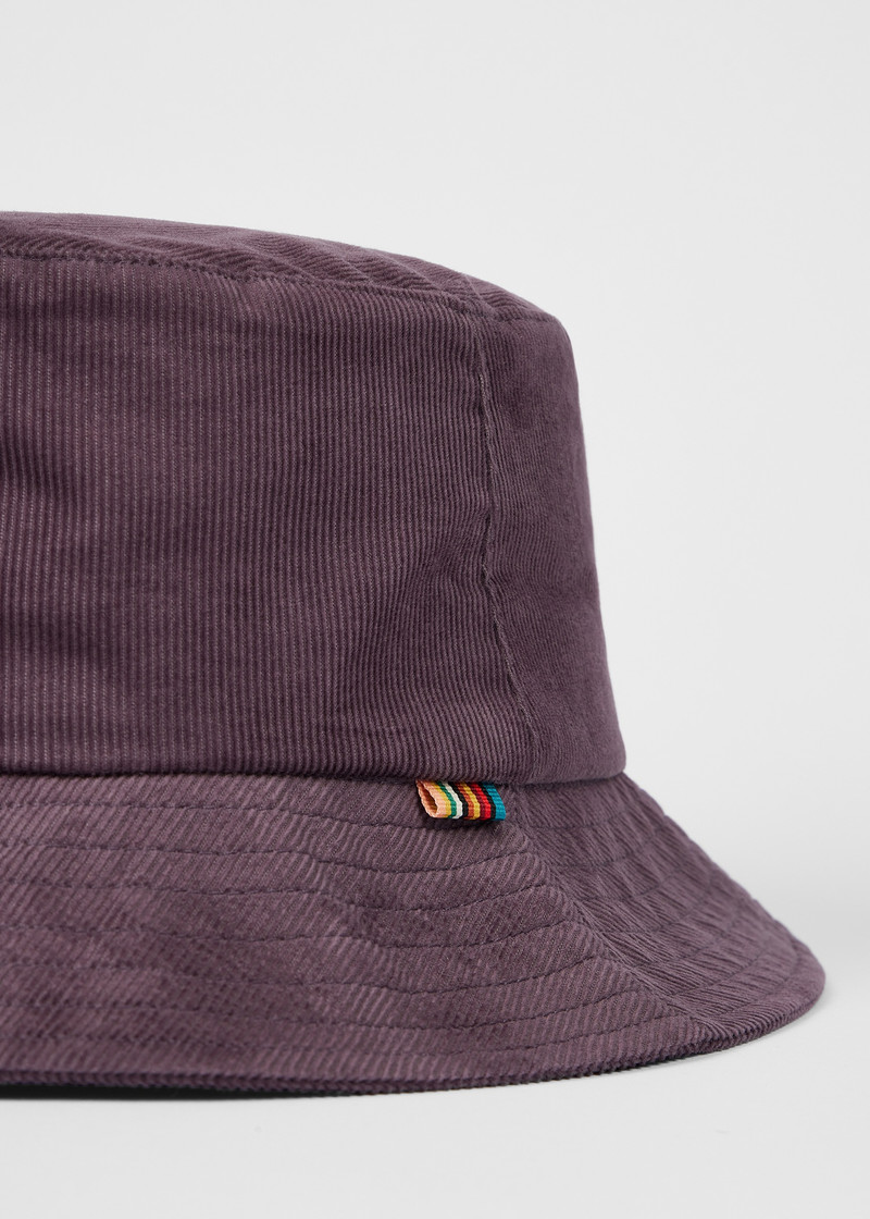 Paul Smith Mauve Cord Bucket Hat outlook