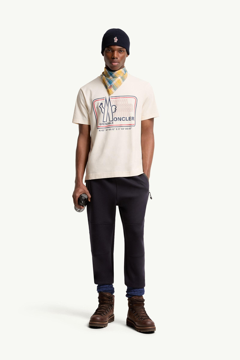 Moncler Grenoble Logo Cotton Blend T-Shirt outlook