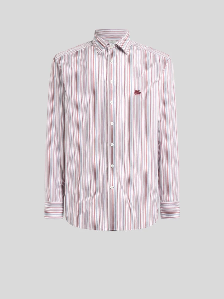 STRIPED COTTON SHIRT - 1
