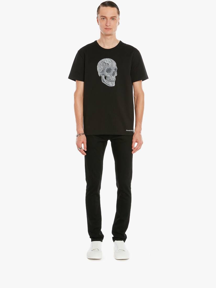 Skull T-shirt in Black - 2