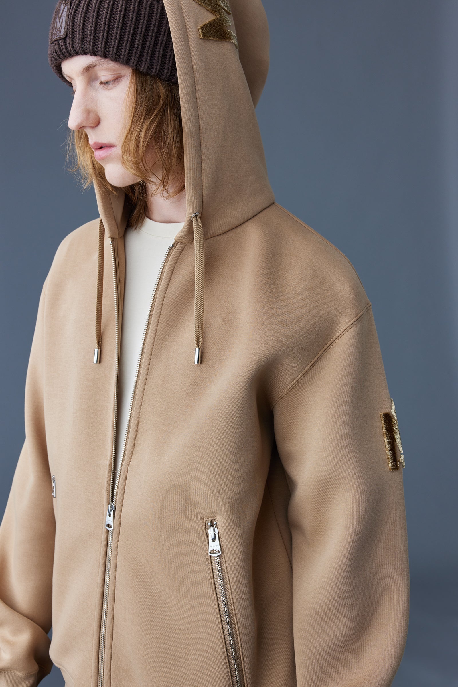 KRYS Zip-up with velvet embroidery - 5