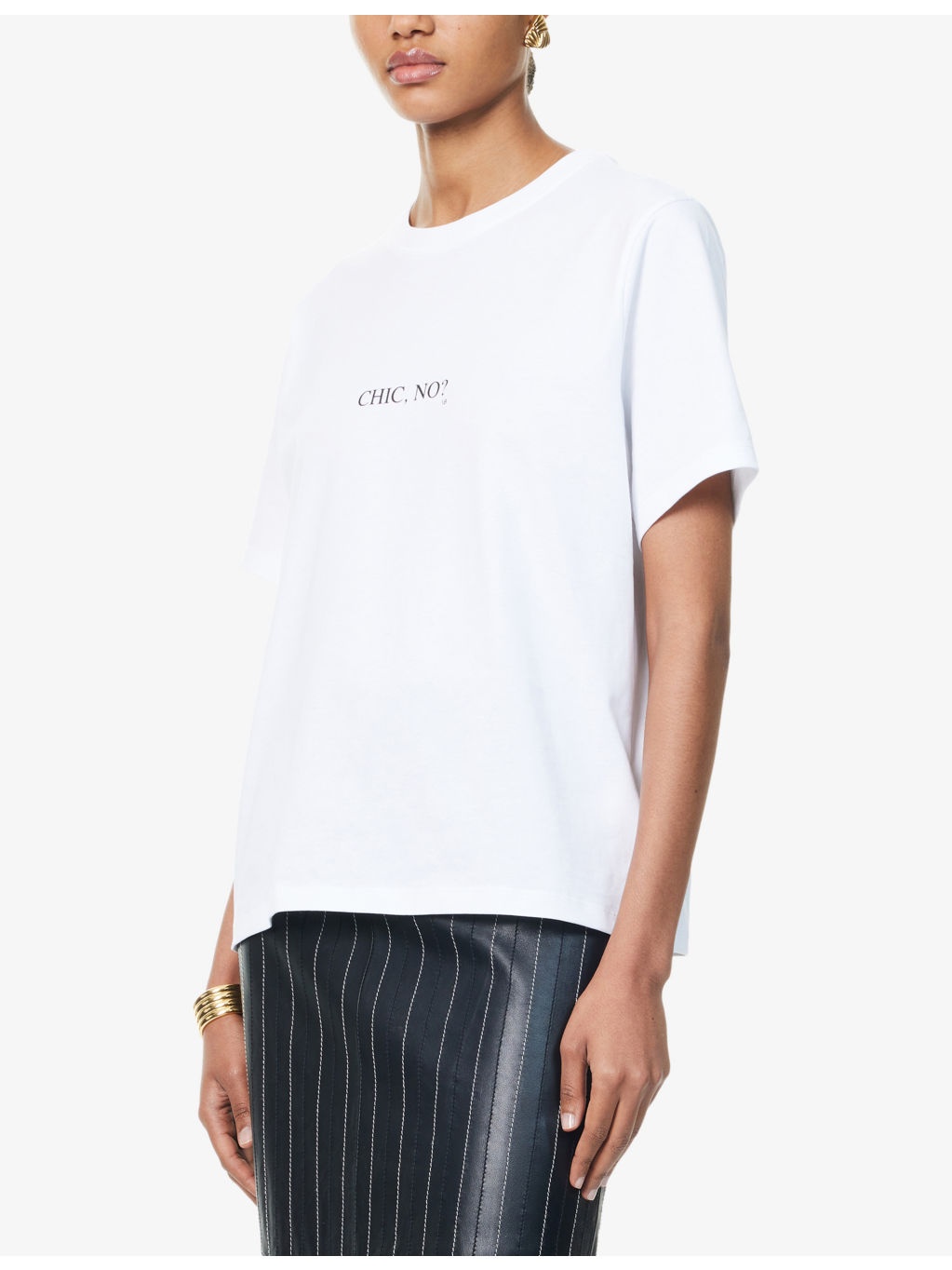 Text-Print Relaxed-Fit Cotton-Jersey T-Shirt - 3