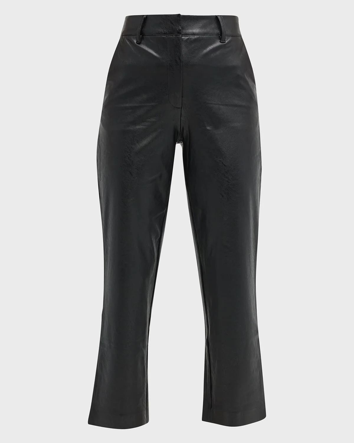 Faux-Leather Ankle Pants - 1