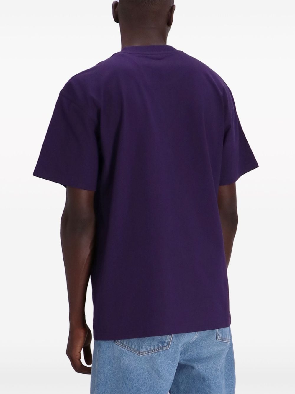 logo-print cotton T-shirt - 4
