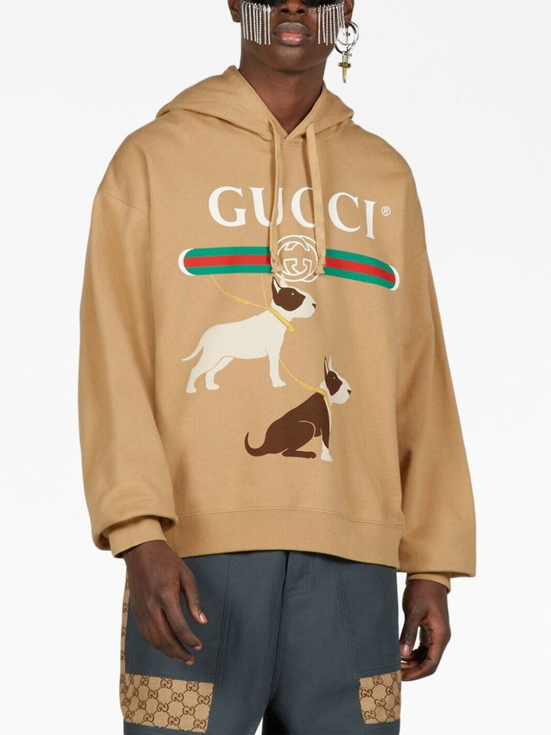 GUCCI GG-logo print cotton sweatshirt - 721427XJFL5-2293 | REVERSIBLE