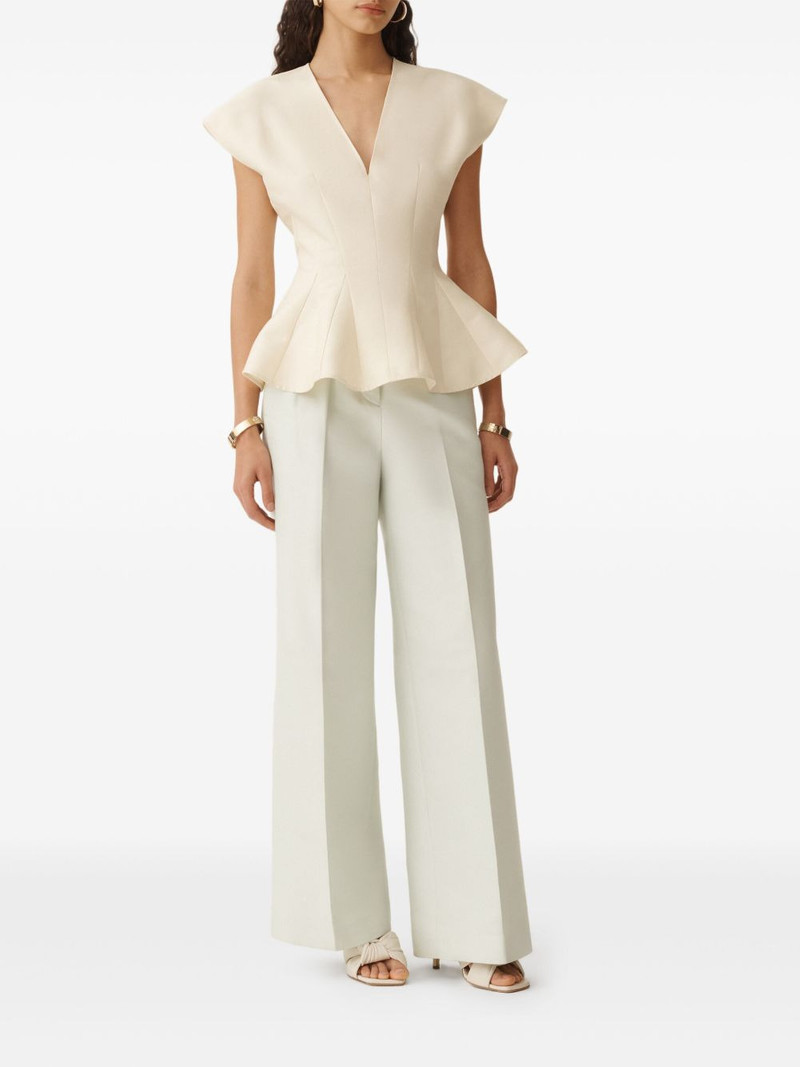 FABIANA FILIPPI peplum-waist shirt outlook