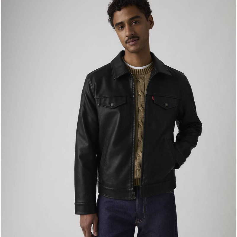 FAUX LEATHER JACKET 1