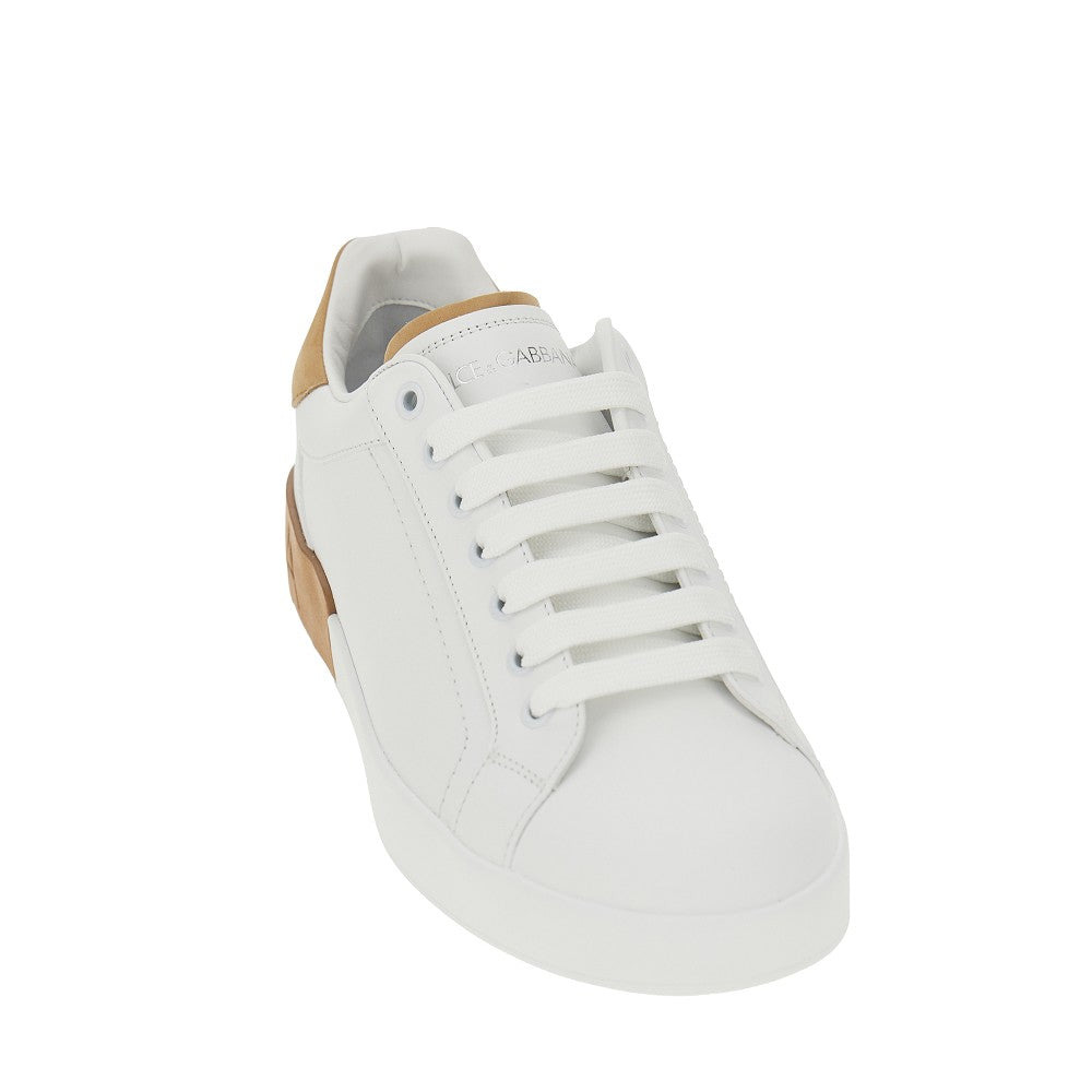 'PORTOFINO' LEATHER SNEAKERS - 2